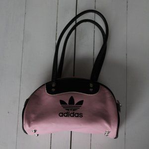 Vintage Y2K Pink and Black Adidas Mini Shoulder Bag